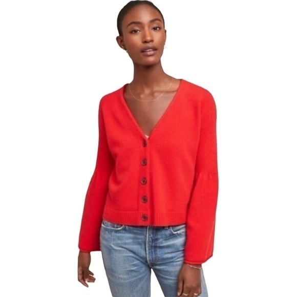 Anthropologie Sweaters - Anthropologie Moth Bell-Sleeve Cardigan